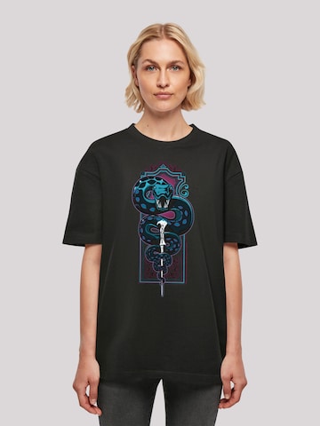 T-shirt oversize 'Harry Potter Neon Nagini' F4NT4STIC en noir : devant