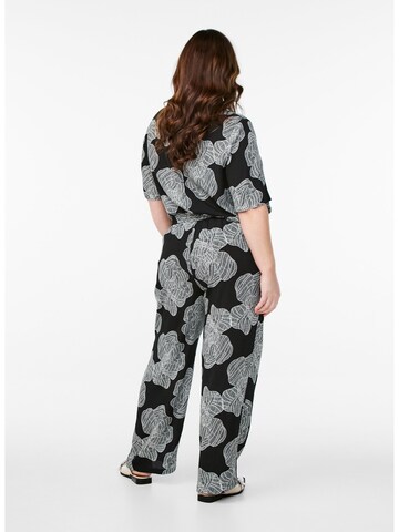 Loosefit Pantaloni 'Vbella' di Zizzi in nero