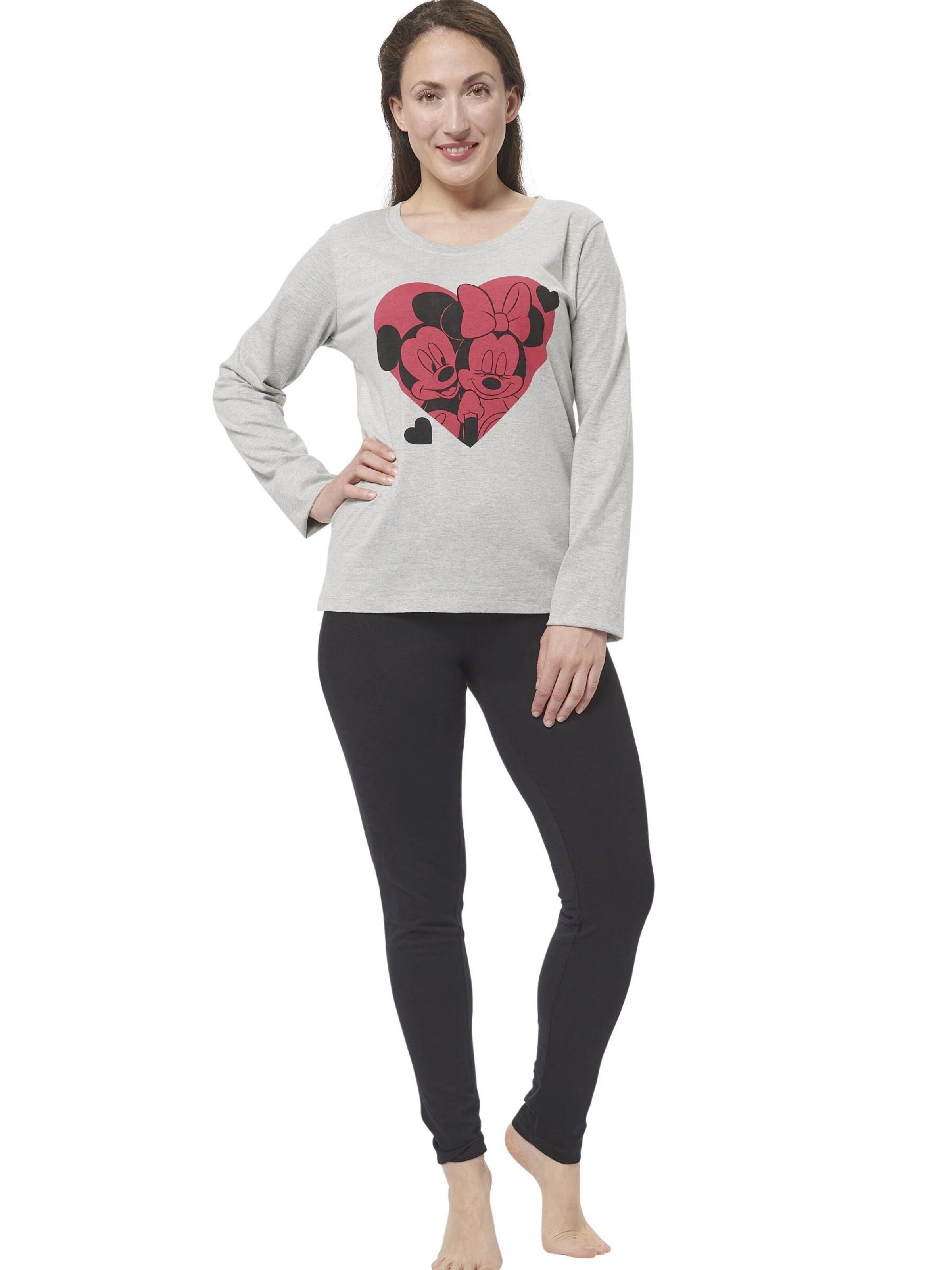 Disney Minnie Mouse Pyjama 'Herzen'‌‌‌‌‌‌‌‌‌ in Mischfarben