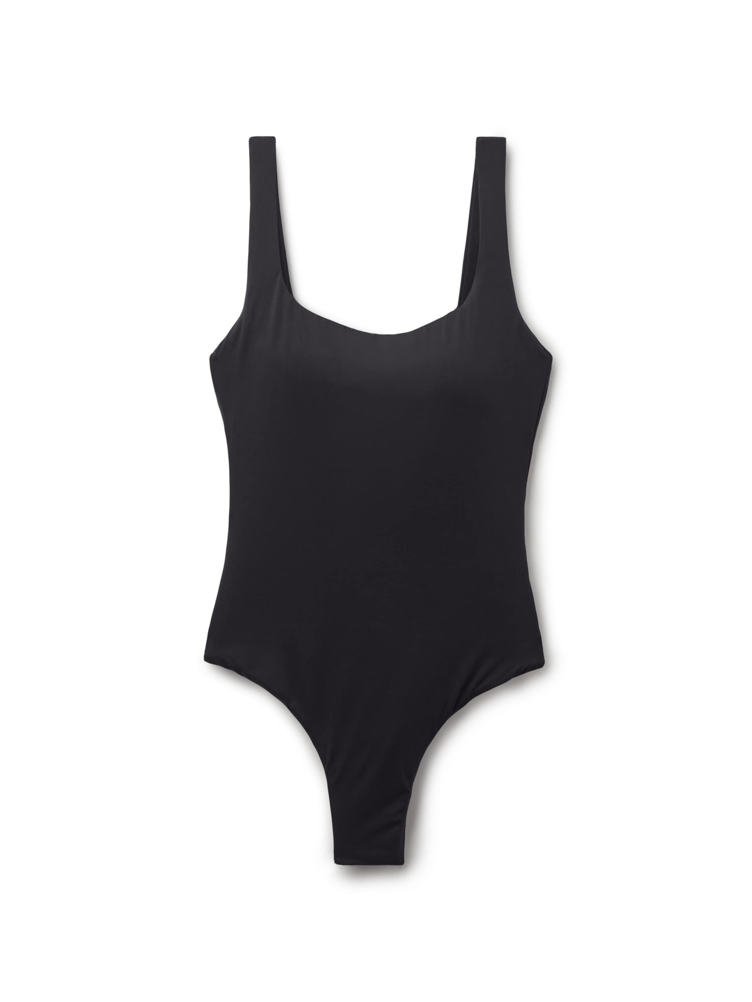 Tezenis Bralette Swimsuit in Black: front