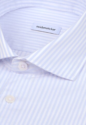 Coupe regular Chemise 'Casual Business' SEIDENSTICKER en bleu