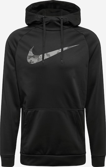 NIKE Sweat de sport en gris / noir, Vue avec produit