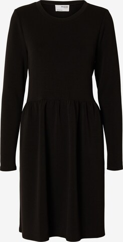 Robe SELECTED FEMME en noir : devant