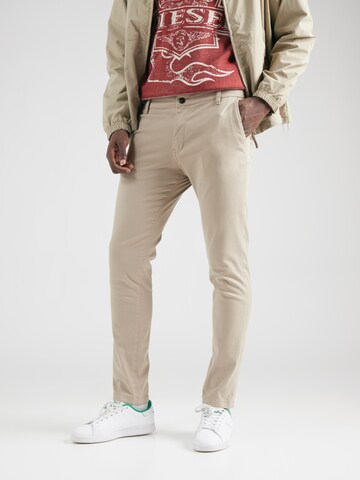 Slimfit Pantaloni chino 'JPSTMARCO JJARTHUR' di JACK & JONES in grigio: frontale