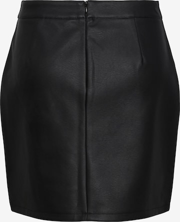 PIECES Spódnica 'NODA' w kolorze czarny