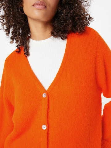 AMERICAN VINTAGE Knit Cardigan 'EAST' in Orange