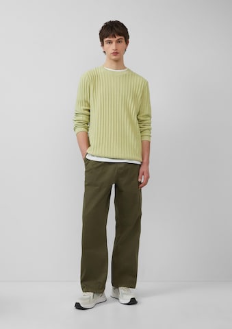 Regular Pantalon QS en vert