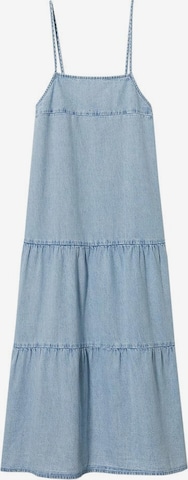 MANGO Letní šaty 'Delaila' – modrá: přední strana