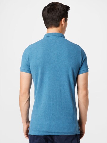 Superdry Poloshirt in Blau