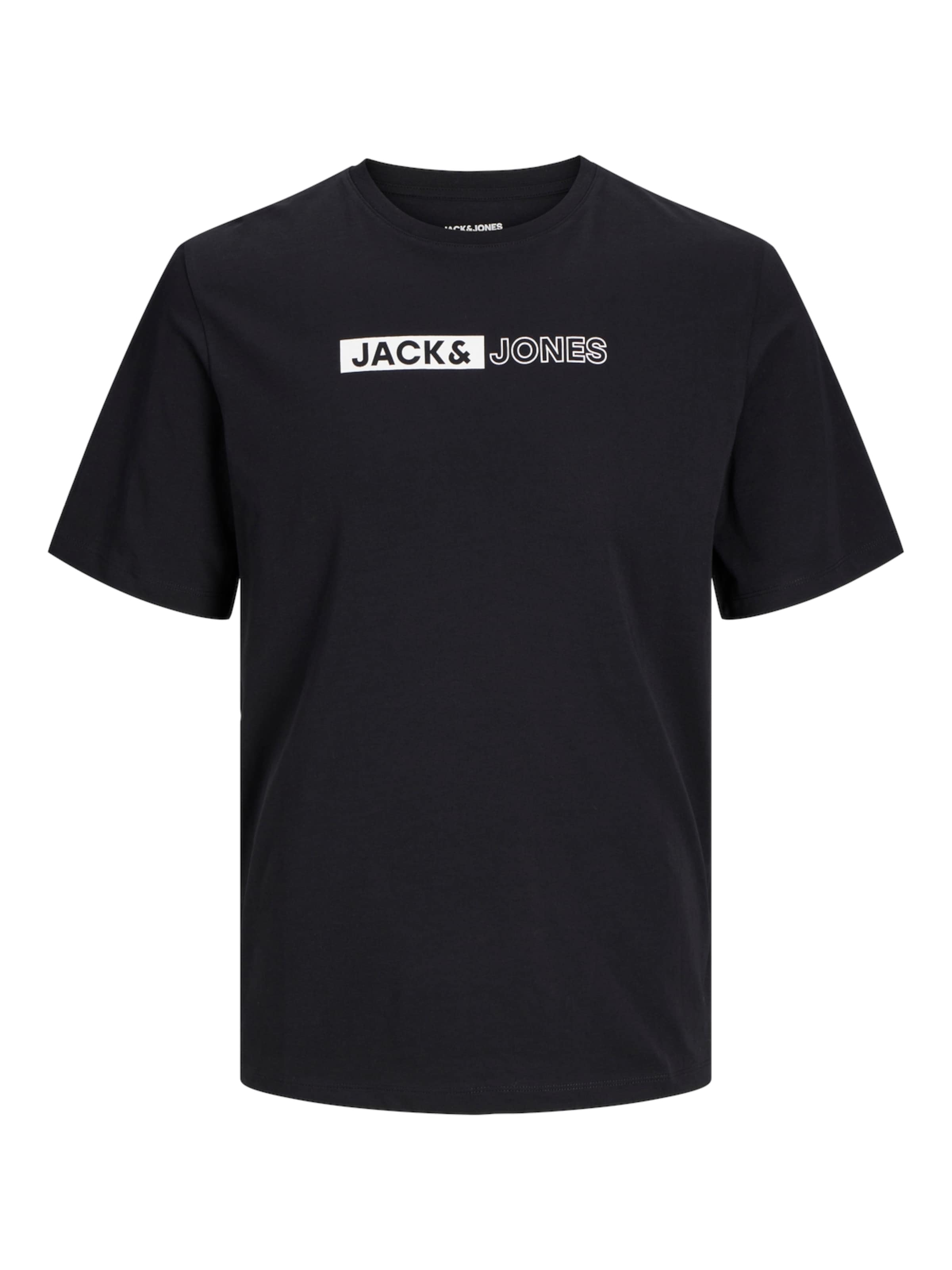 Maglietta di JACK & JONES in nero: frontale