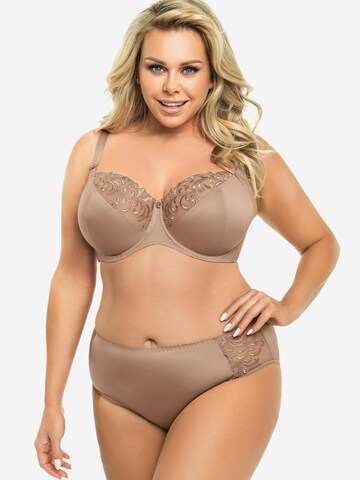 Gorsenia T-shirt Bra 'K378 Victoria' in Beige