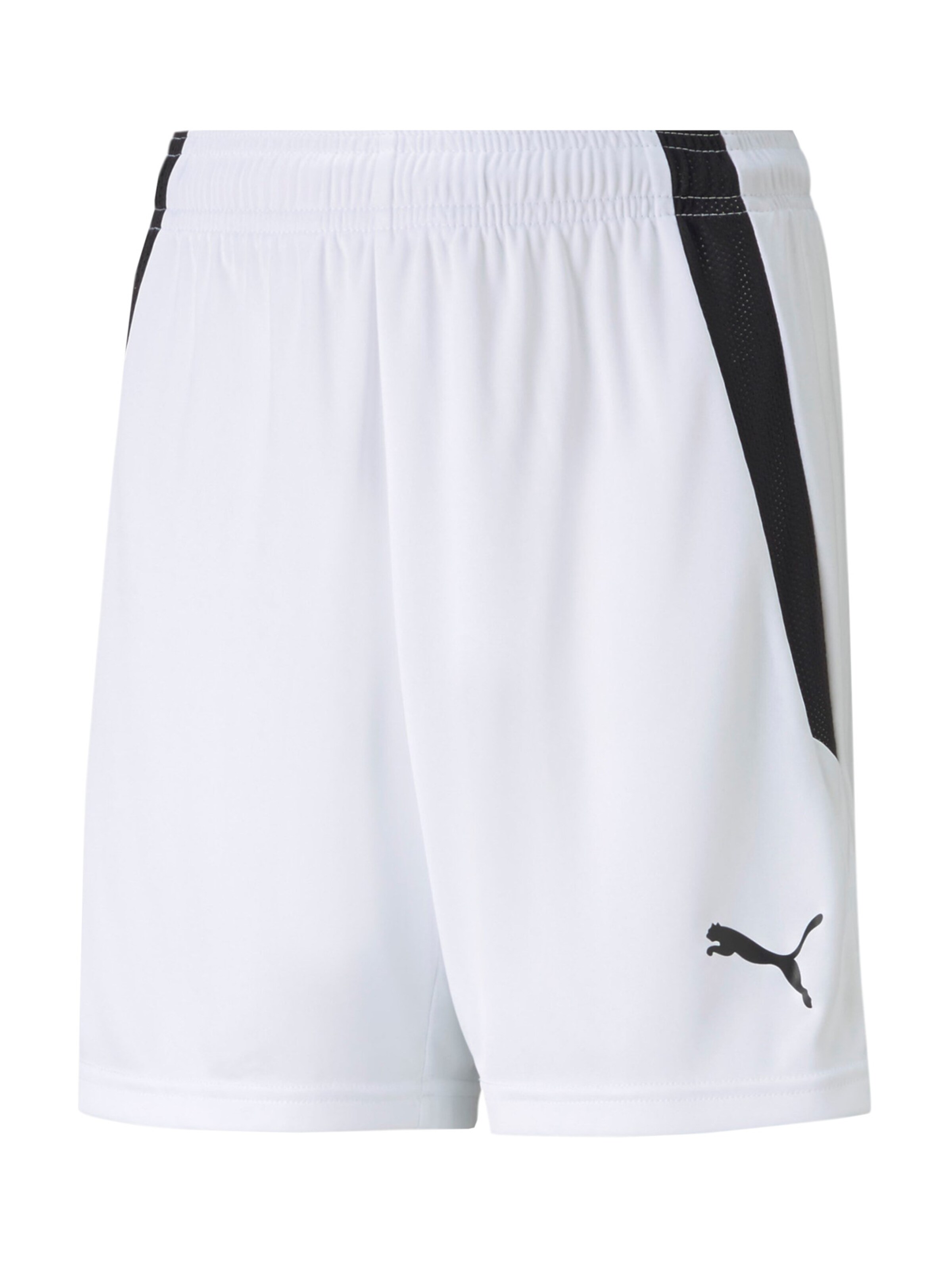 PUMA Workout Pants 'TeamLiga' in White: front