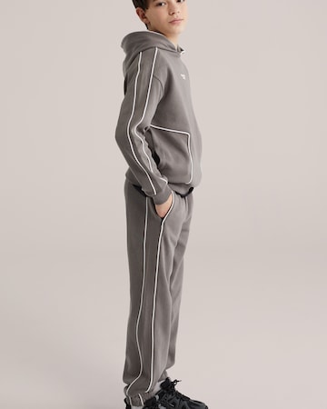 Effilé Pantalon WE Fashion en gris