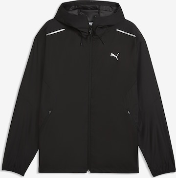 PUMA Trainingsjacke 'Pumatech' in Schwarz: Vorderseite