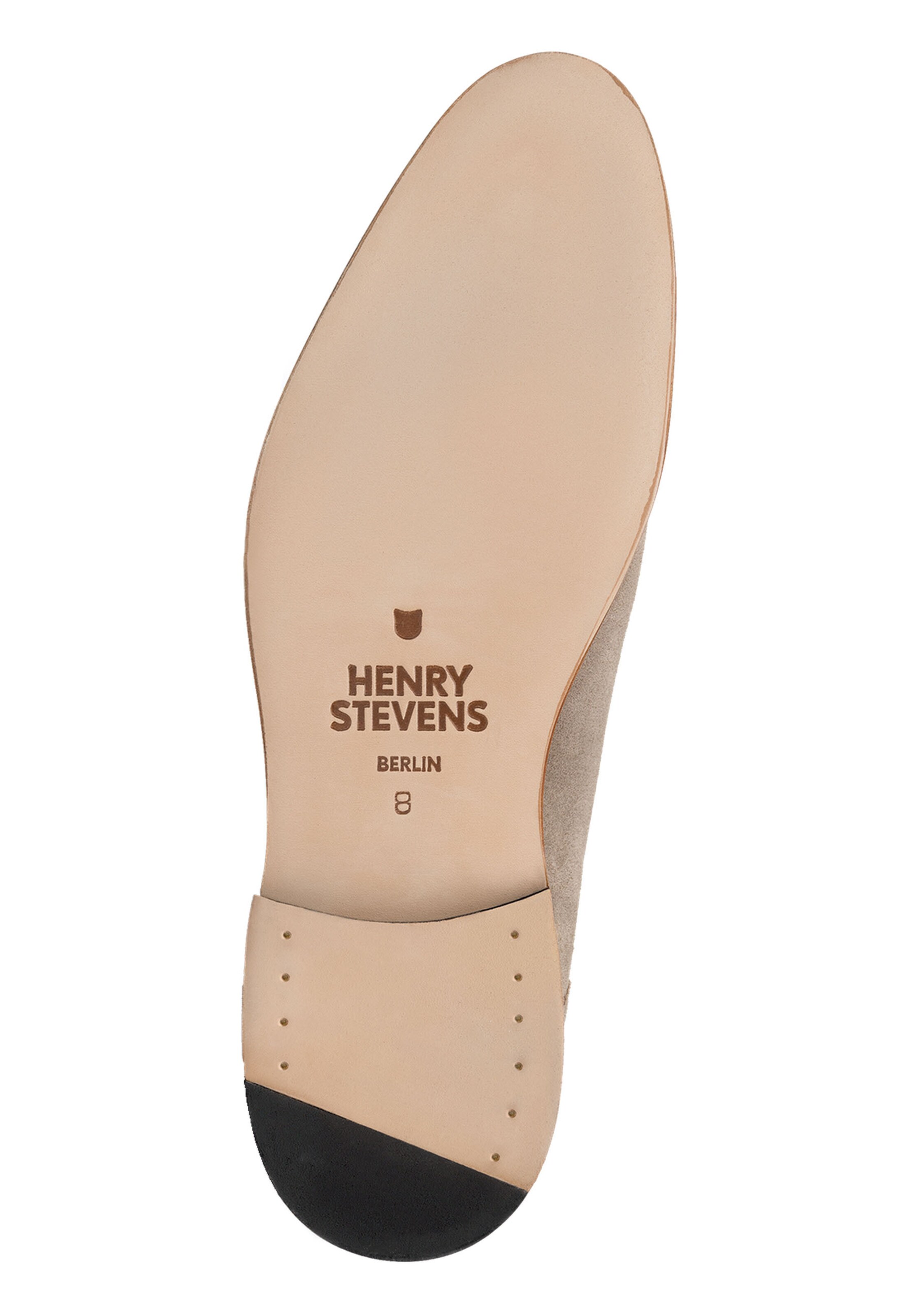 Henry Stevens Slip-ons 'Marshall' in Beige