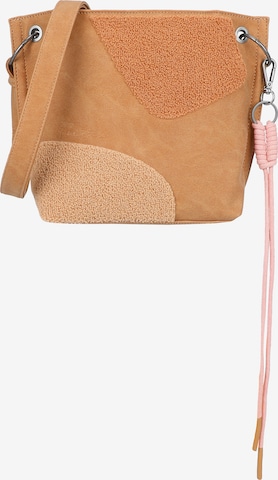 Sac bandoulière 'Fritzi03 Limited Happy Flocked Jive' Fritzi aus Preußen en marron : devant