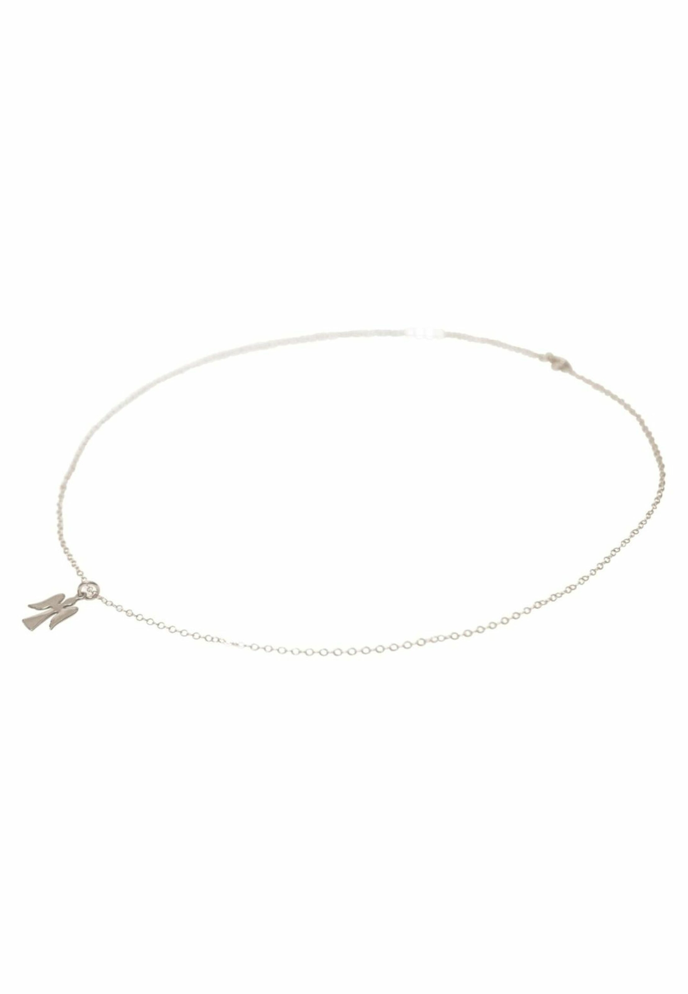 Gemshine Necklace in Silver: front