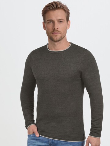 BLEND Pullover 'Odin' in Grau: Vorderseite
