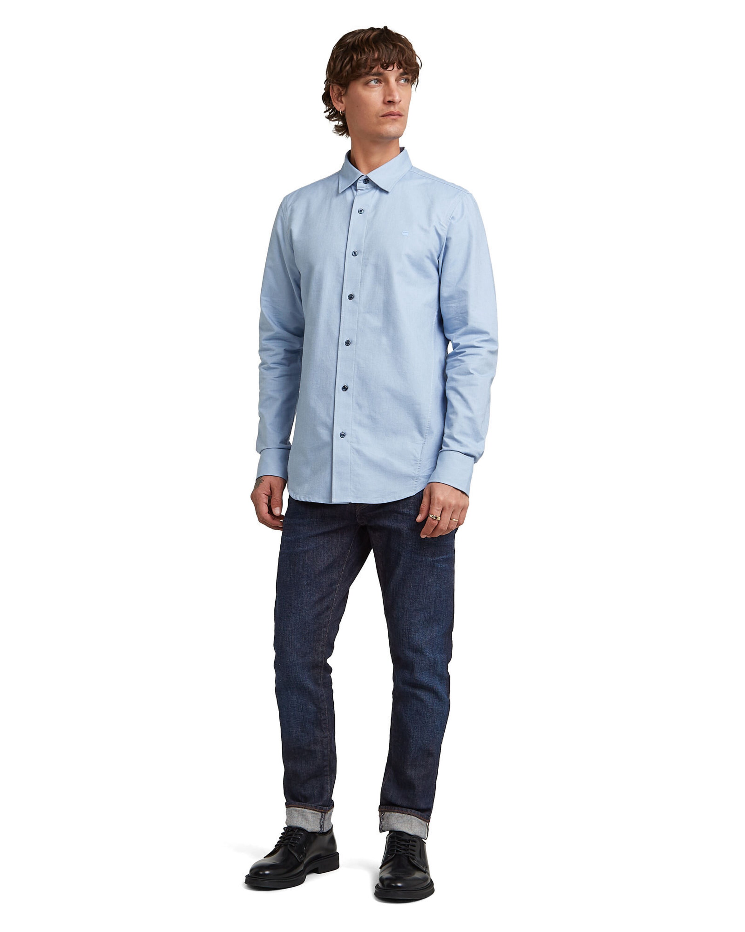 G-STAR Regular Fit Hemd in Blau