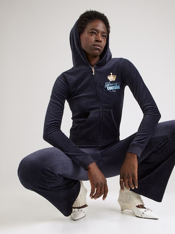 Juicy Couture Tepláková bunda 'HER MAJESTY ROBYN' - Modrá