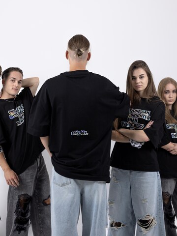 BTY Oversized tričko 'Unisex Oversized T-shirt' – černá