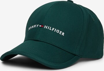 TOMMY HILFIGER Cap 'Six-Panel' in Green: front