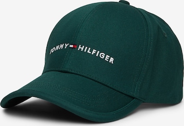 TOMMY HILFIGER Cap 'Six-Panel' in Green: front