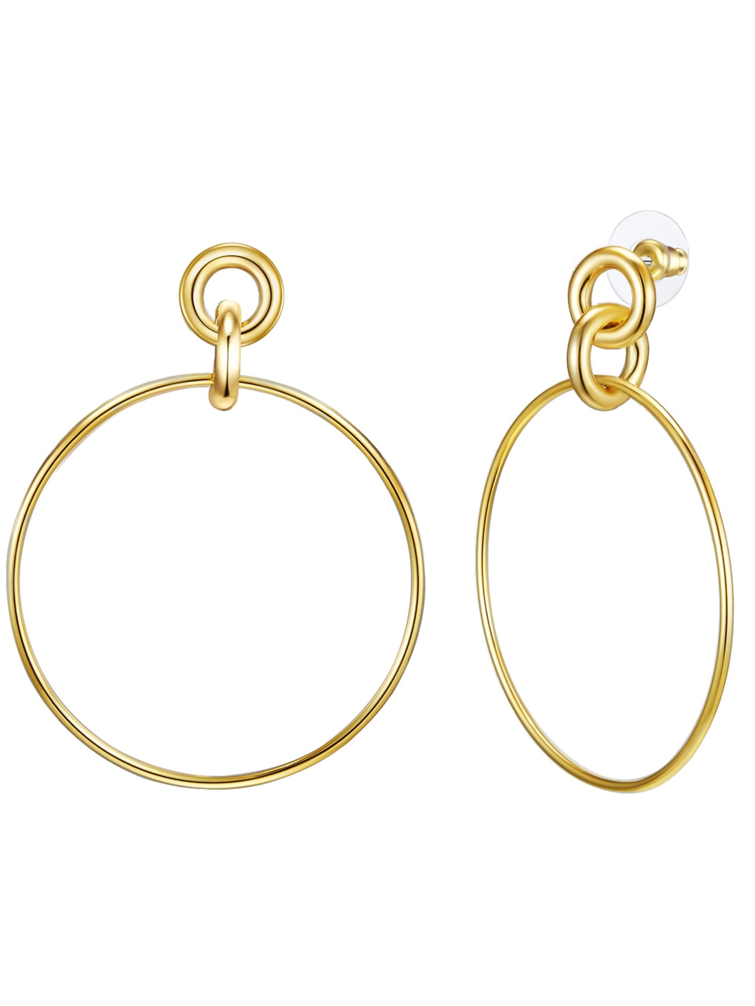 Lulu & Jane Earrings in Gold: front