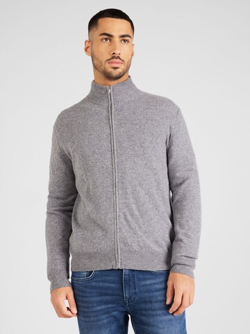 UNITED COLORS OF BENETTON Knit Cardigan in Grey: front