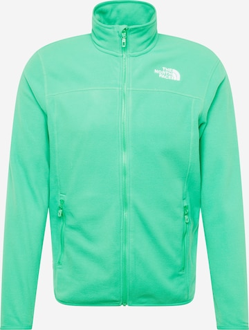 THE NORTH FACE Funktionsfleecejacke '100 GLACIER' in Grün: Vorderseite