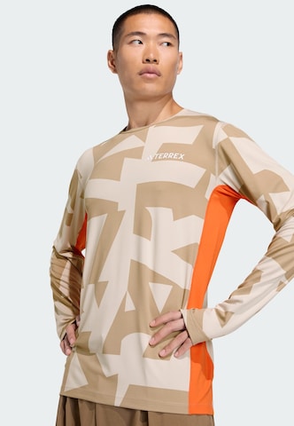 ADIDAS TERREX Funktionsshirt in Beige
