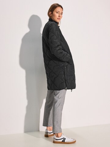 CECIL Between-seasons coat in Black: front