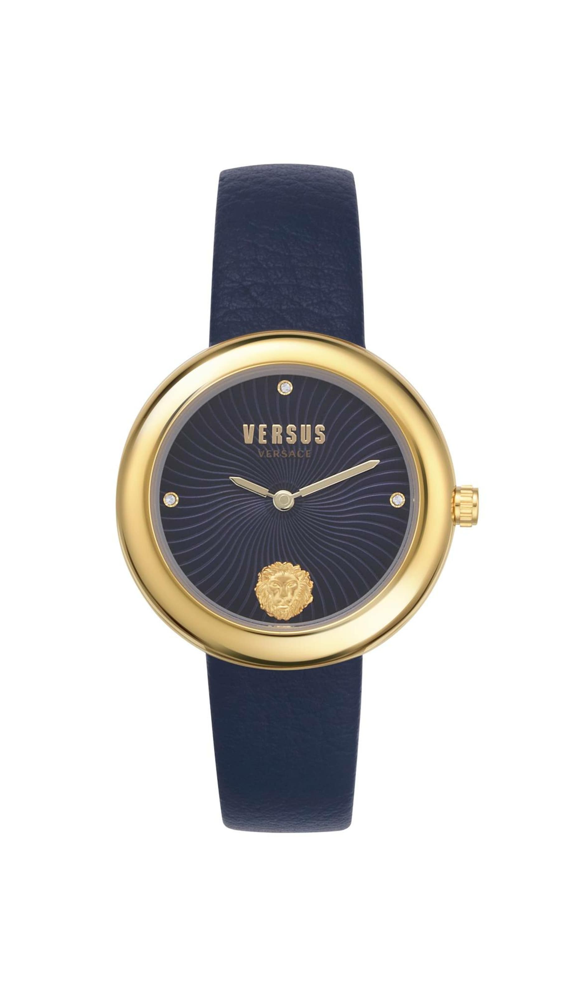 VERSACE Uhr in Blau: Vorderseite