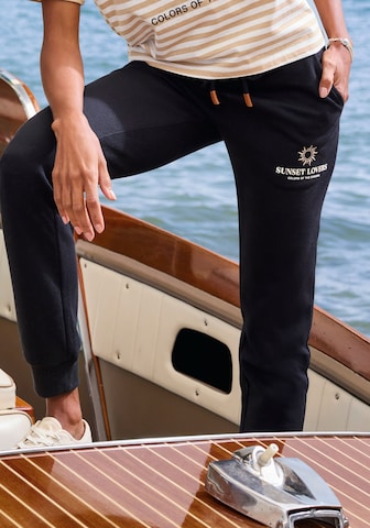 H.I.S Tapered Hose in Schwarz