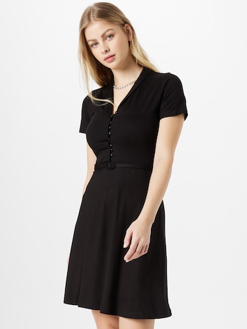 King Louie Shirt Dress 'Emmy' in Black: front