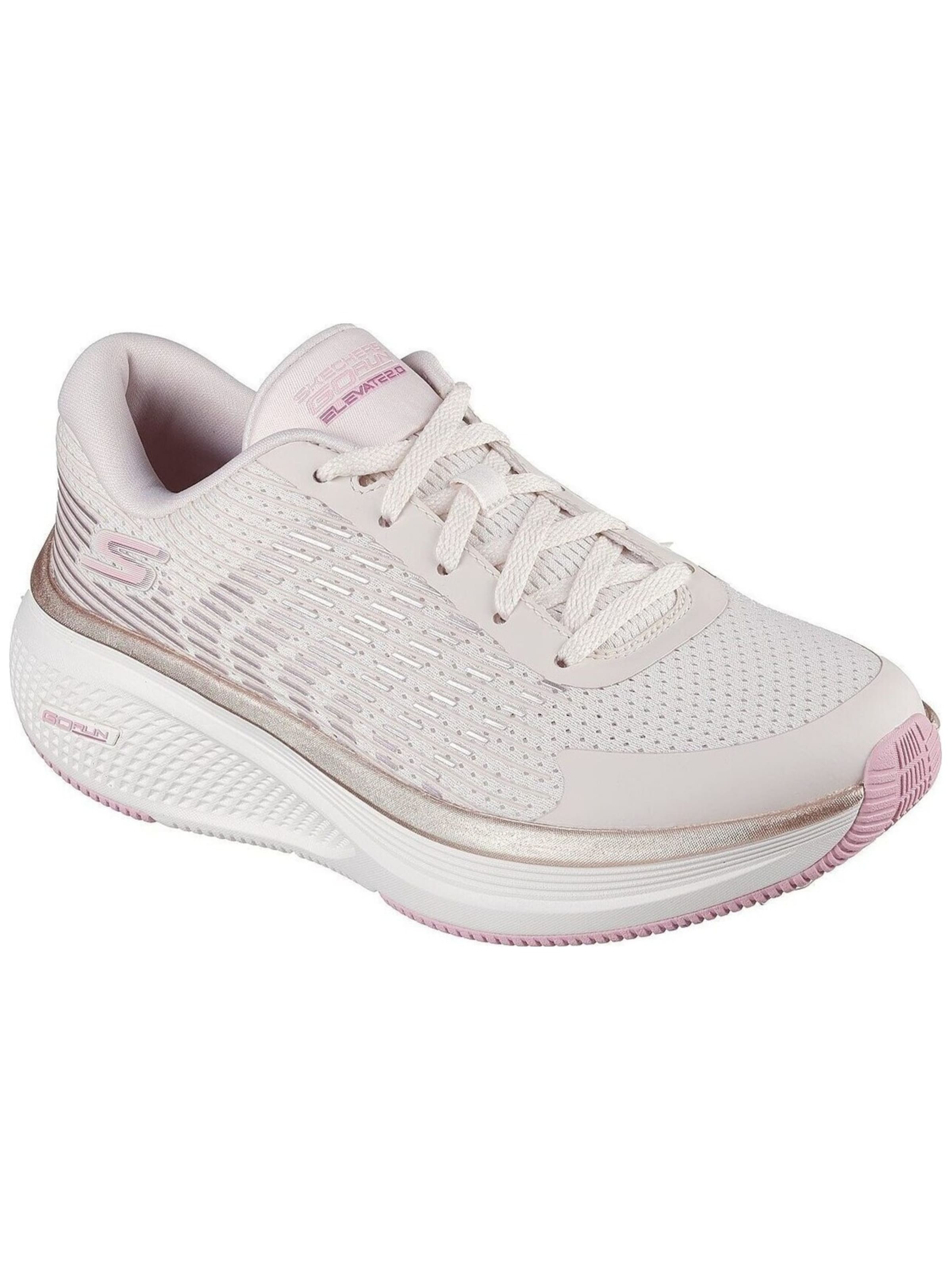SKECHERS Sportschoen 'Go Run Elevate 2.0' in Roze: voorkant