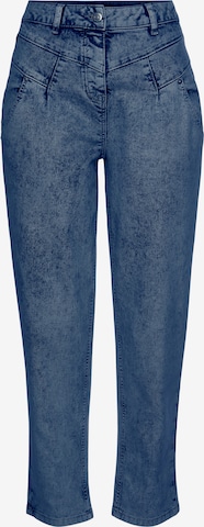 LASCANA Tapered Jeans in Blue: front