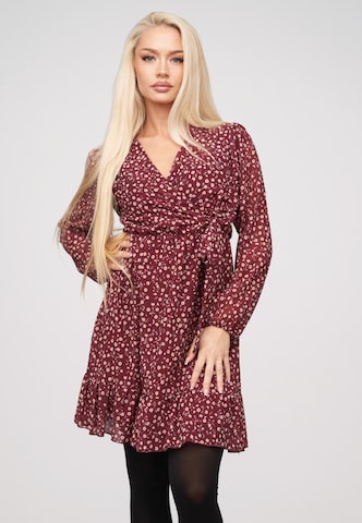 Cloud5ive - Vestido em vermelho: frente