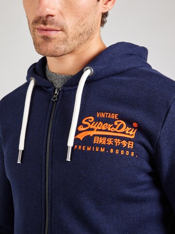Veste de survêtement Superdry en bleu