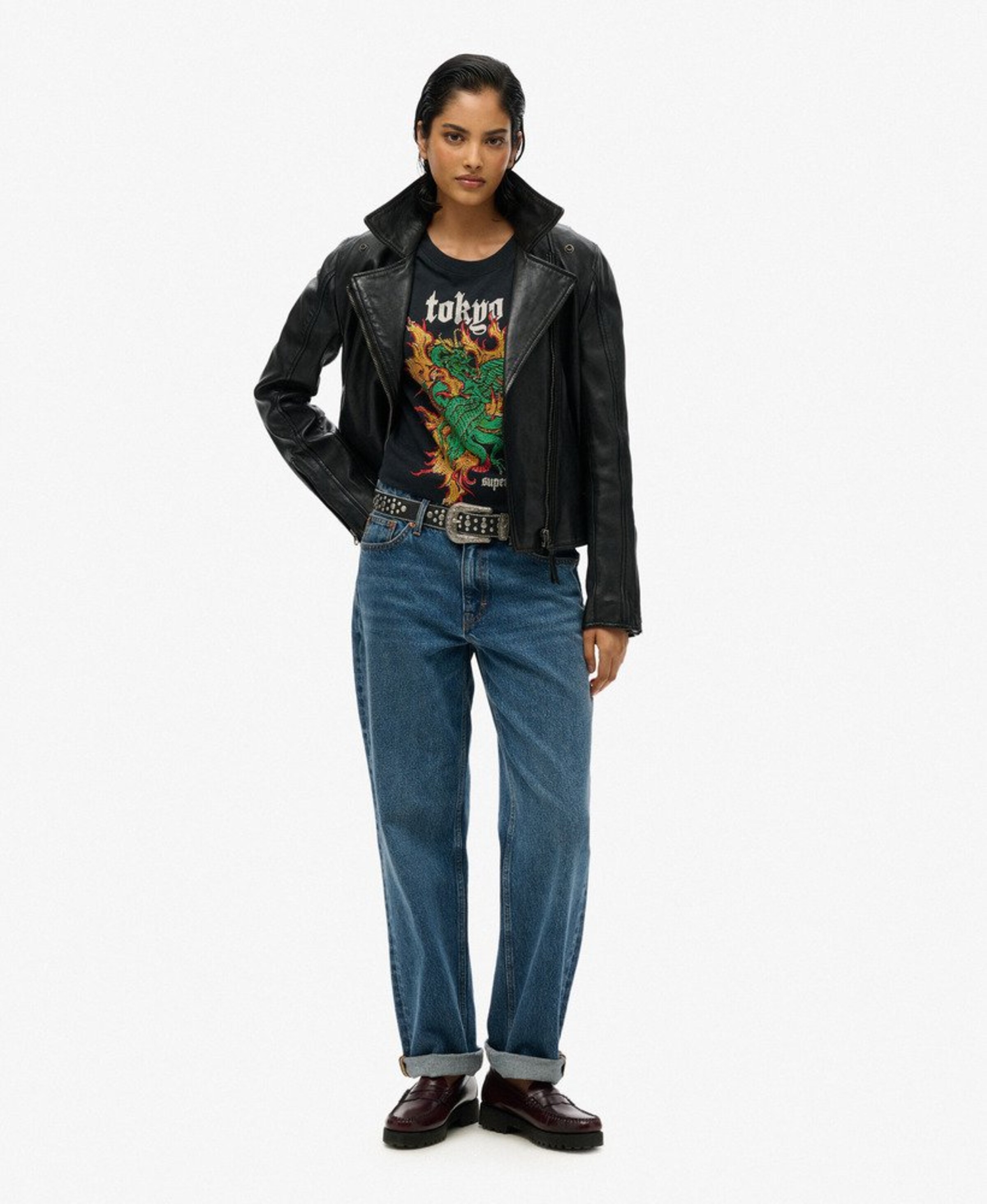 Superdry Shirt in Zwart