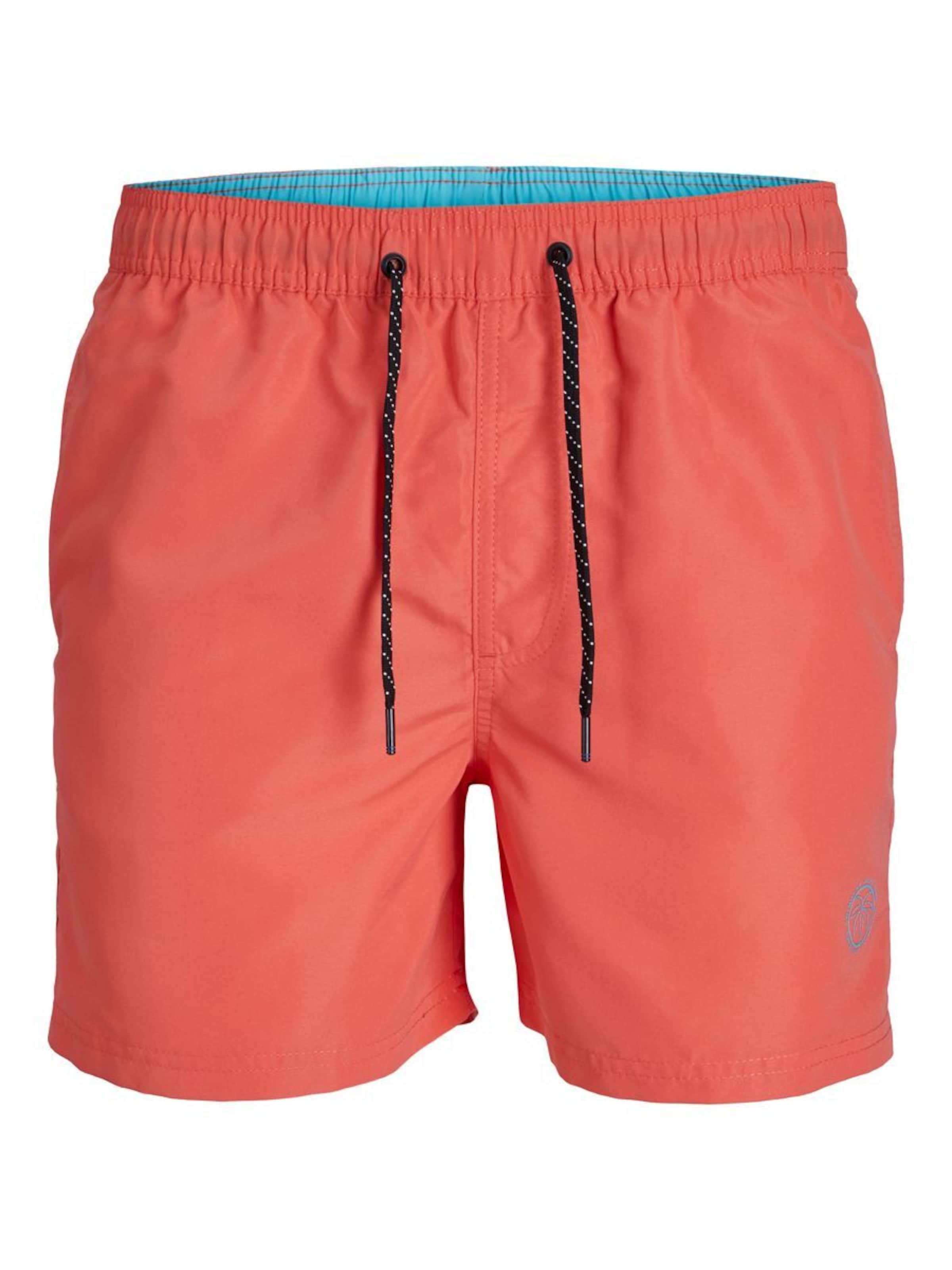 Shorts de bain 'JPSTFiji' JACK & JONES en orange : devant