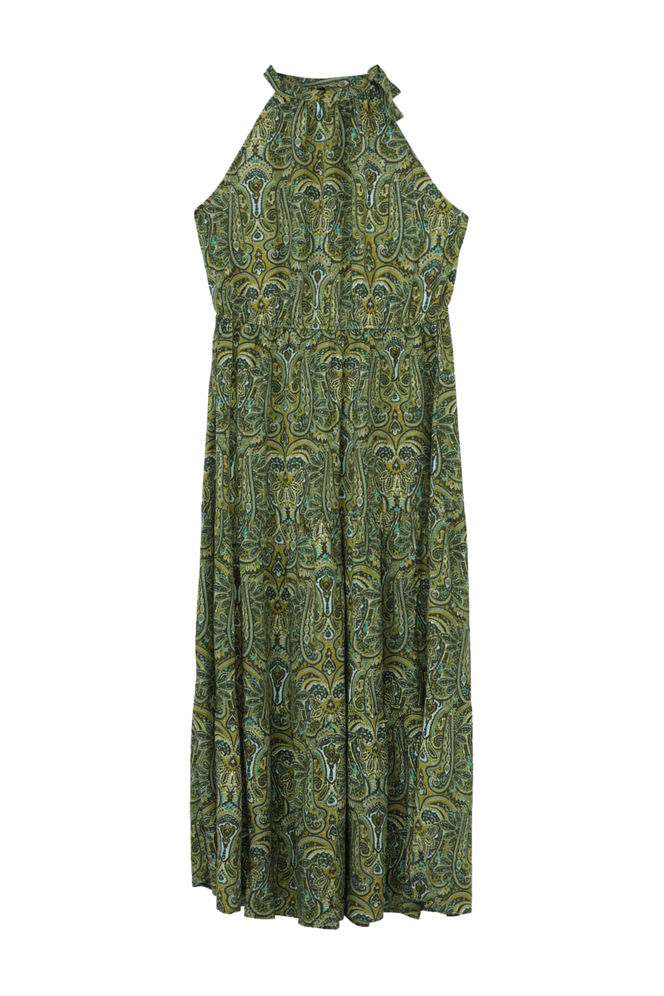 Trendyol Curve - Vestido de verano en verde: frente