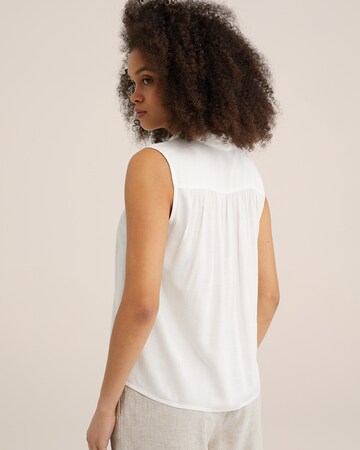 Chemisier WE Fashion en blanc