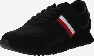 TOMMY HILFIGER Sneakers 'RUNNER EVO MIX ESS' in Black: front