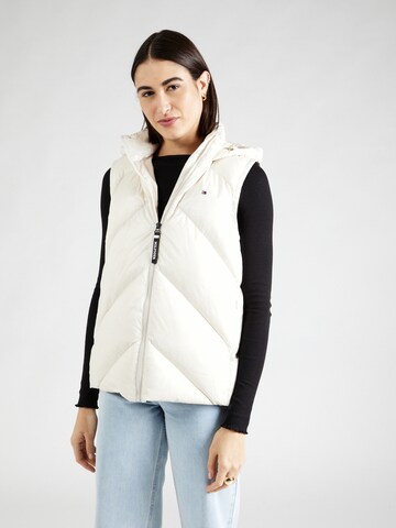 Gilet di TOMMY HILFIGER in beige: frontale