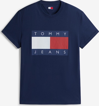 Marškinėliai iš Tommy Jeans, spalva – tamsiai mėlyna jūros spalva / raudona / balta, Prekių apžvalga