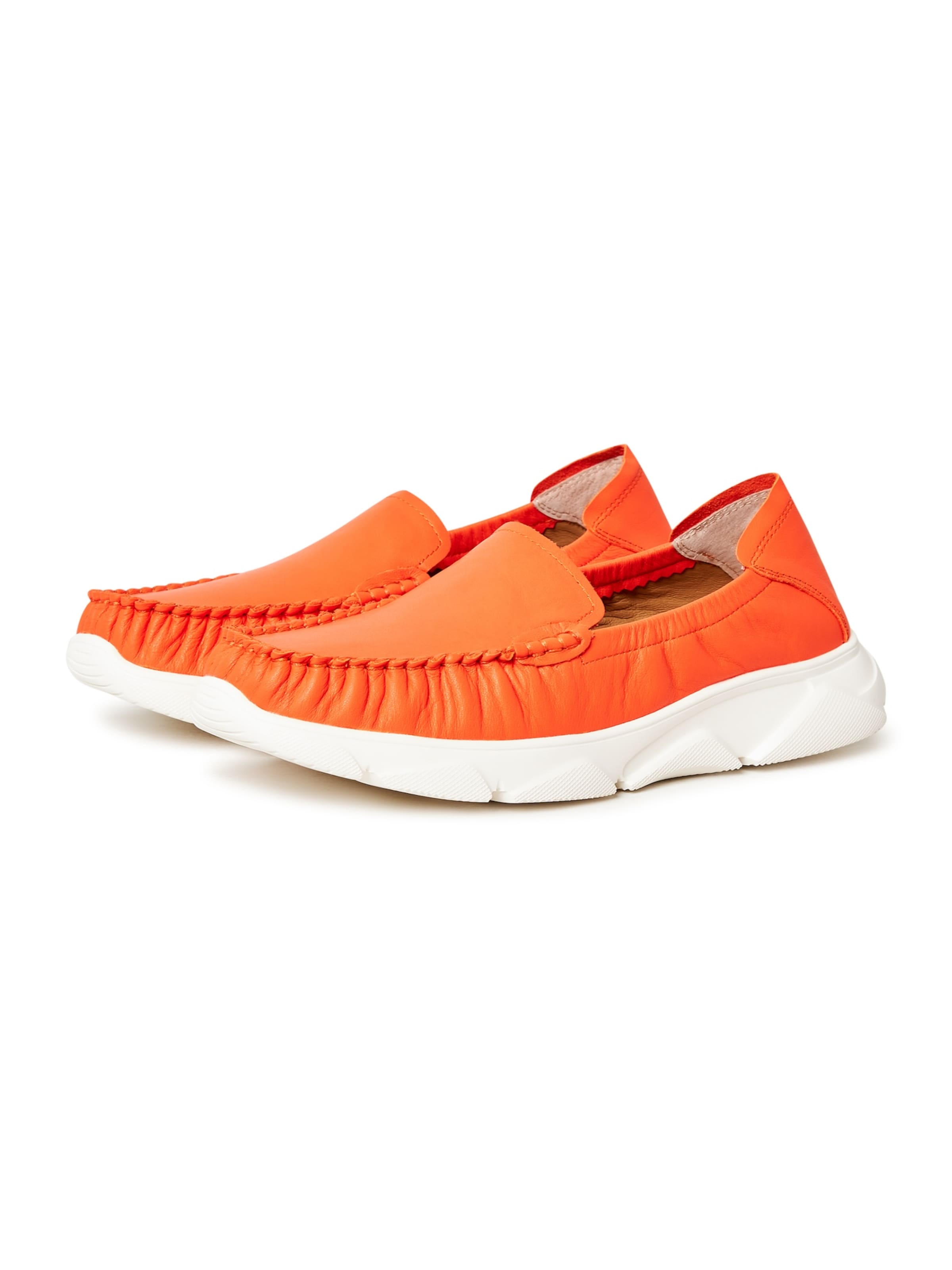 CESARE GASPARI Moccasin in Orange