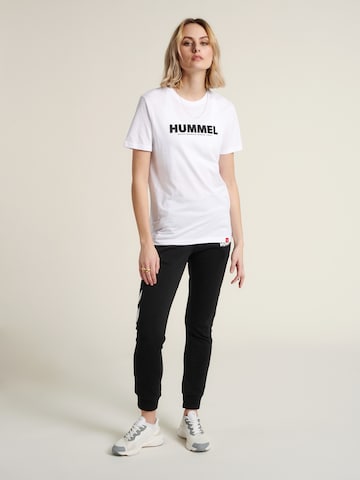 balta Hummel Sportiniai marškinėliai