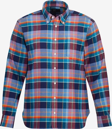 JP1880 Regular fit Button Up Shirt in Blue: front