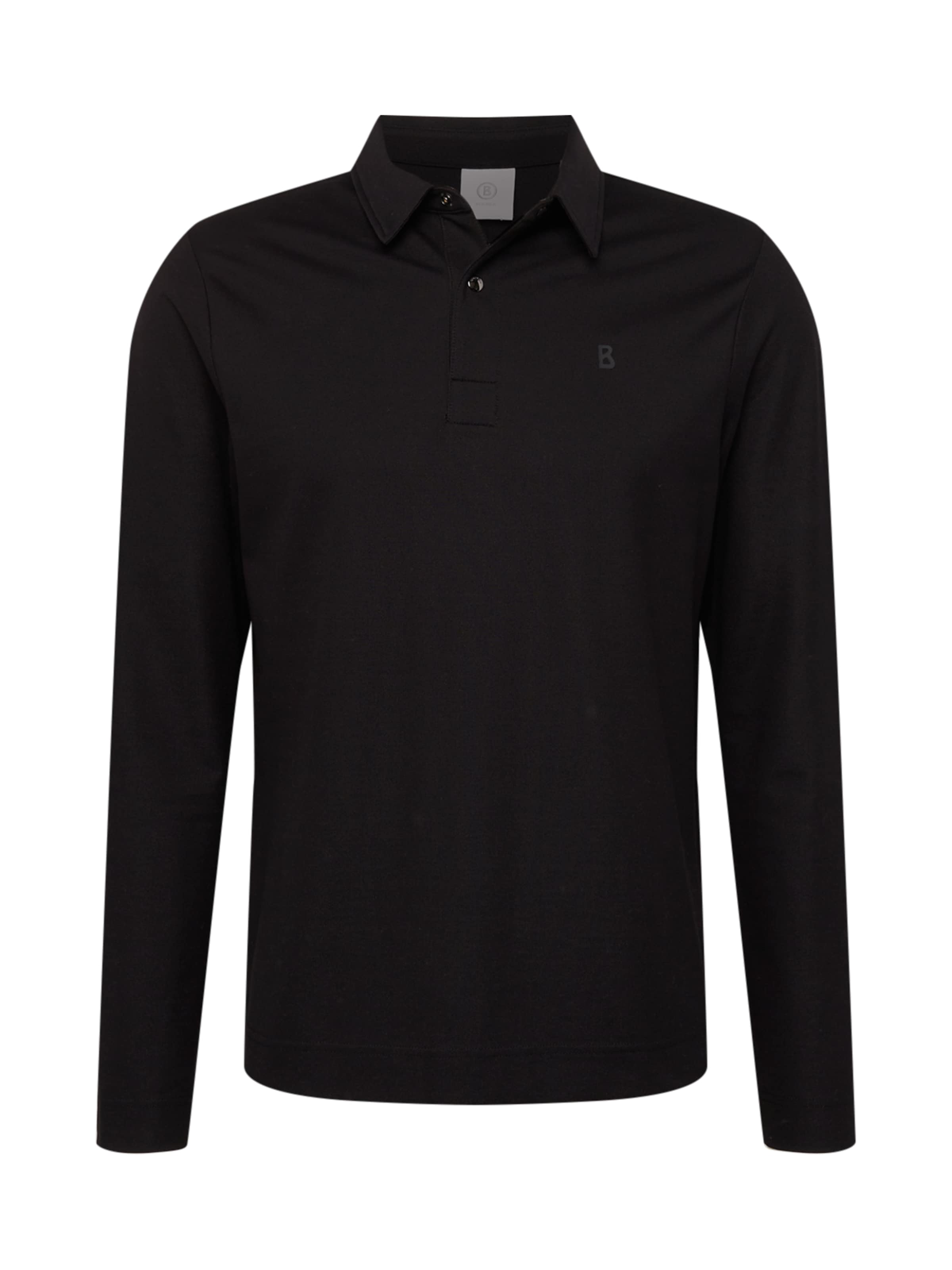 BOGNER - Camiseta en negro: frente
